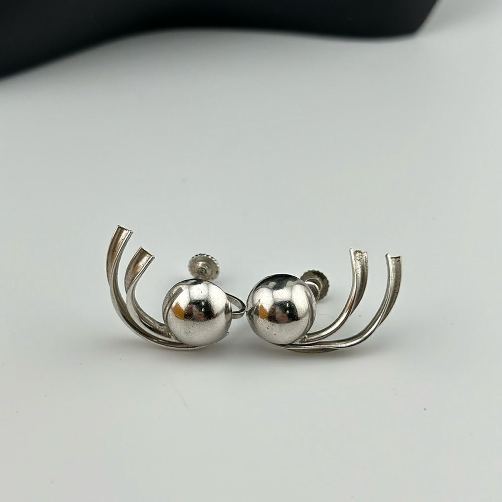 Sterling silver Bond Boyd earrings